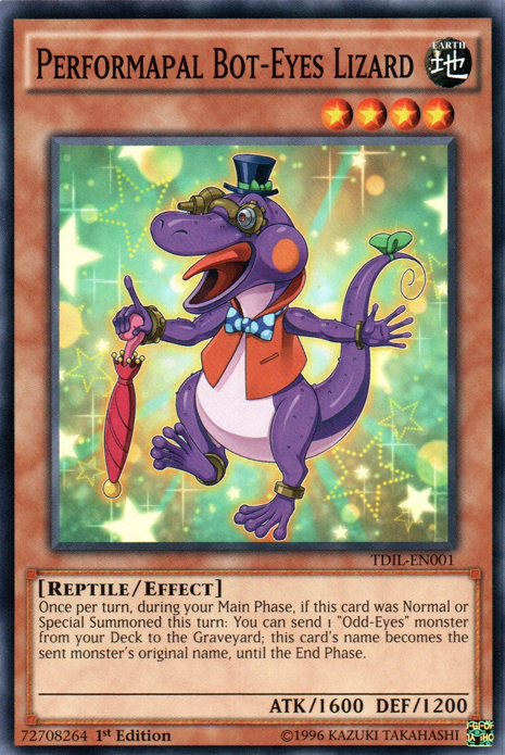 Performapal Bot-Eyes Lizard [TDIL-EN001] Common | Good Games Morley