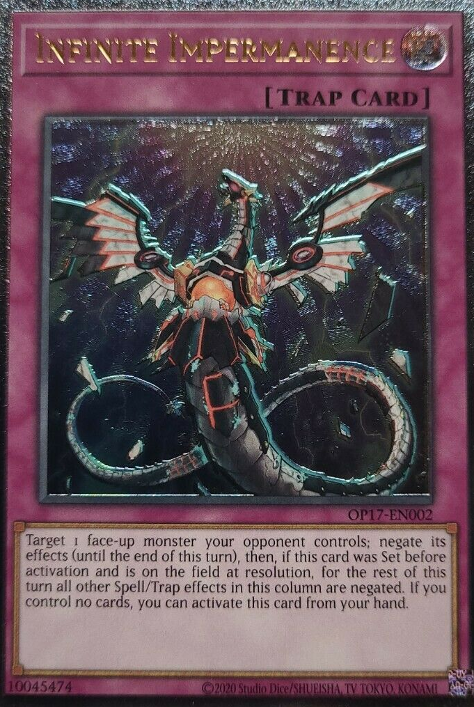 Infinite Impermanence [OP17-EN002] Ultimate Rare | Good Games Morley