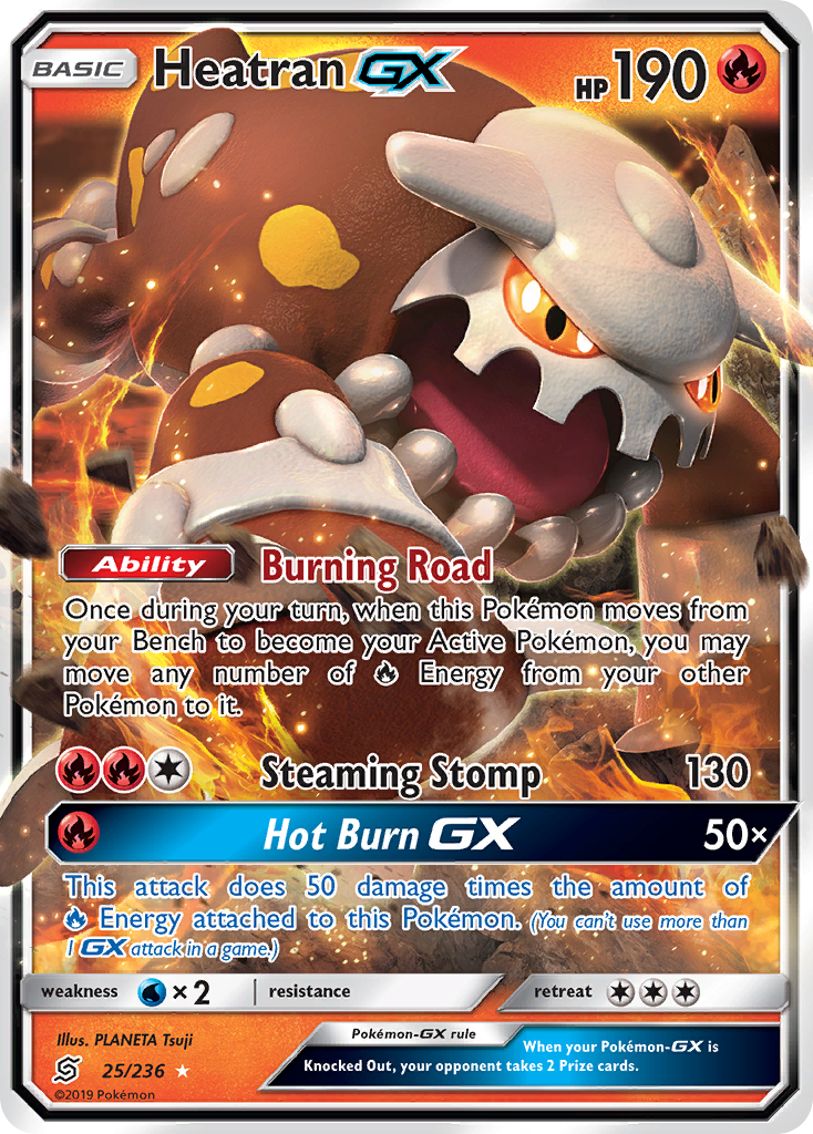 Heatran GX (25/236) [Sun & Moon: Unified Minds] | Good Games Morley