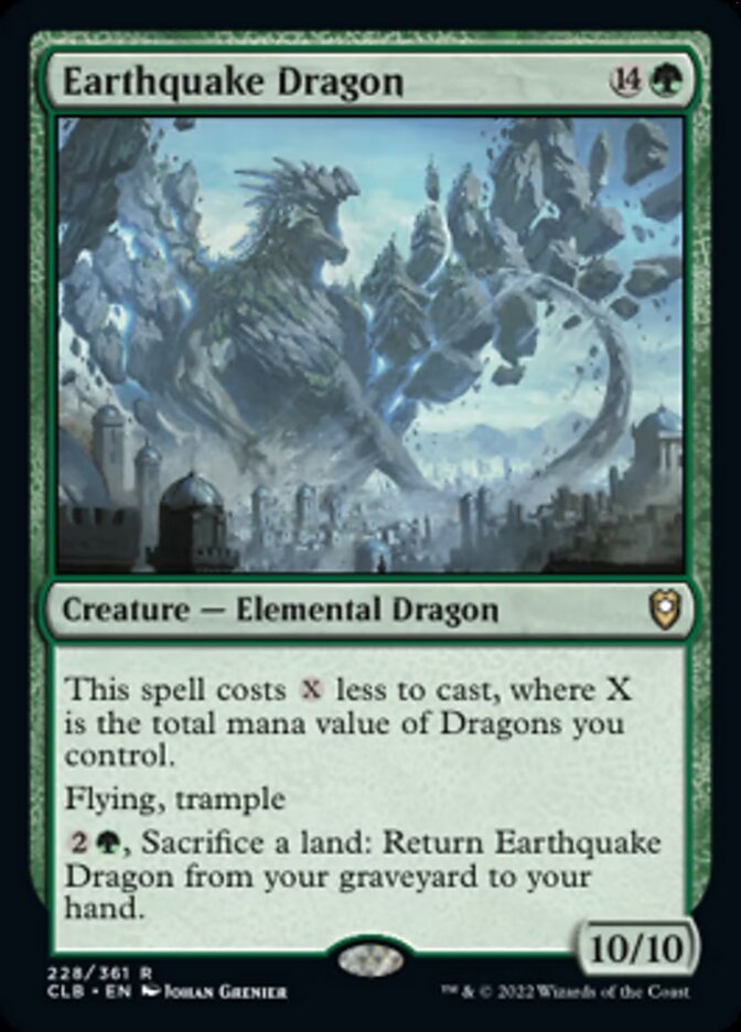 Earthquake Dragon [Commander Legends: Battle for Baldur's Gate] | Good Games Morley