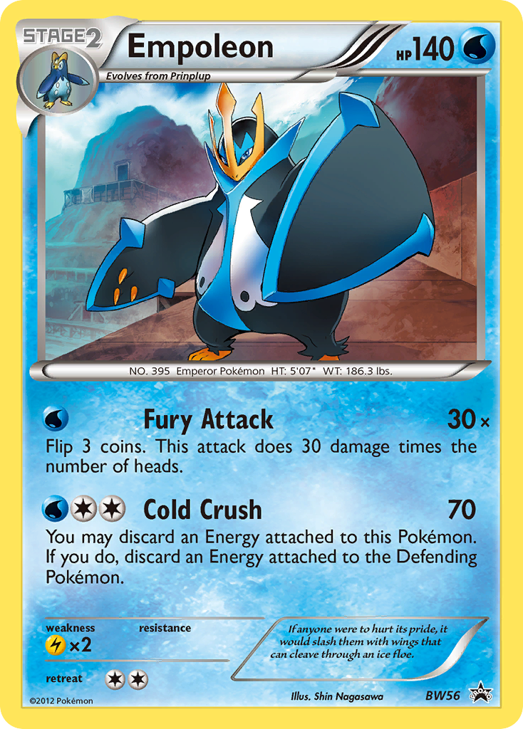 Empoleon (BW56) [Black & White: Black Star Promos] | Good Games Morley
