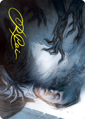 Dread Fugue Art Card (Gold-Stamped Signature) [Innistrad: Crimson Vow Art Series] | Good Games Morley