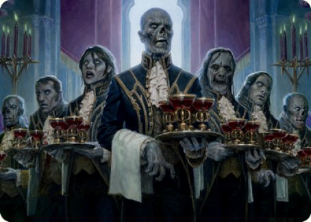 Dying to Serve Art Card [Innistrad: Crimson Vow Art Series] | Good Games Morley
