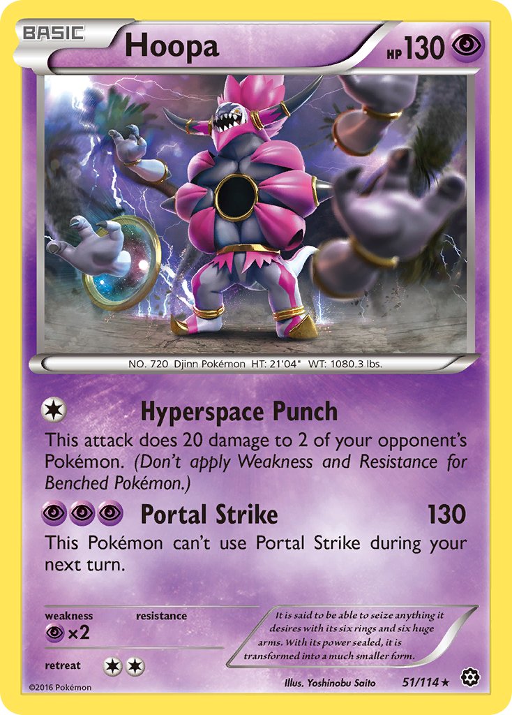 Hoopa (51/114) (Theme Deck Exclusive) [XY: Steam Siege] | Good Games Morley