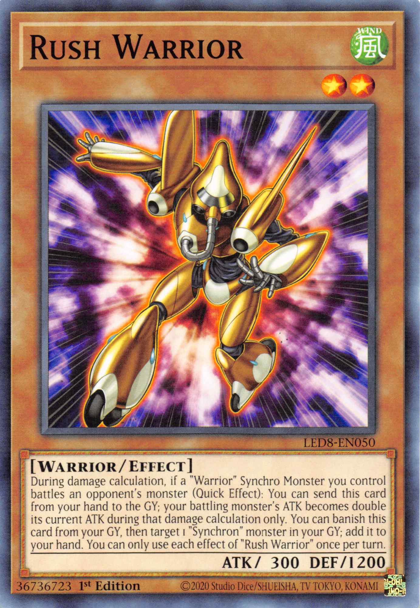 Rush Warrior [LED8-EN050] Common | Good Games Morley
