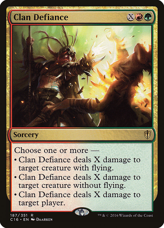 Clan Defiance [Commander 2016] | Good Games Morley