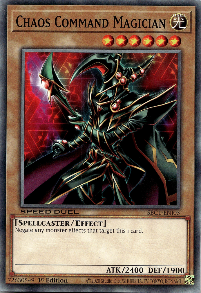 Chaos Command Magician [SBC1-ENI03] Common | Good Games Morley