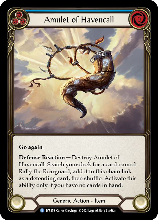 Amulet of Havencall [EVR178] (Everfest)  1st Edition Cold Foil | Good Games Morley