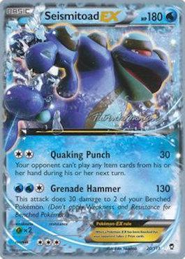 Seismitoad EX (20/111) (Punches 'n' Bites - Patrick Martinez) [World Championships 2015] | Good Games Morley