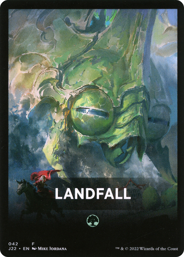 Landfall Theme Card [Jumpstart 2022 Front Cards] | Good Games Morley