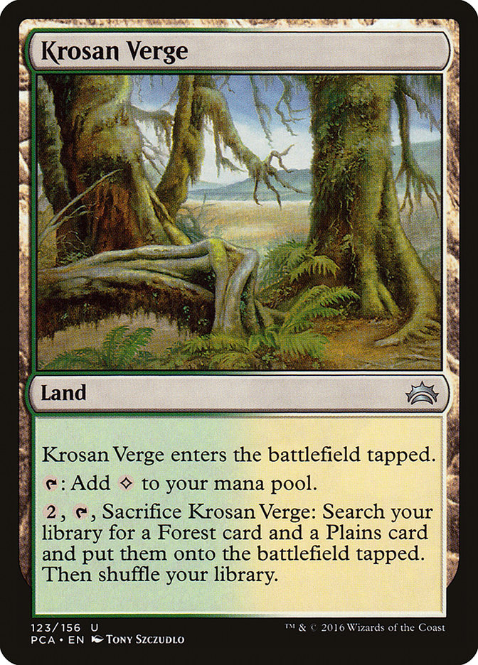 Krosan Verge [Planechase Anthology] | Good Games Morley