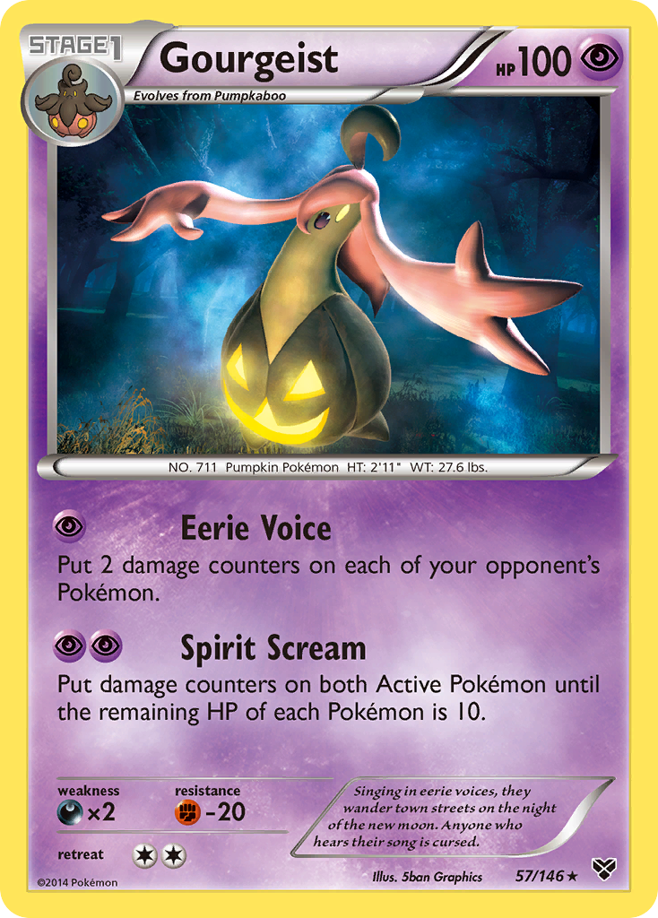Gourgeist (57/146) [XY: Base Set] | Good Games Morley