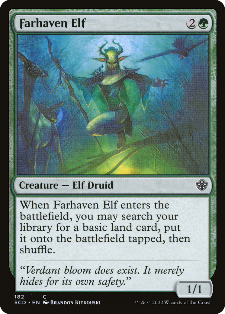 Farhaven Elf [Starter Commander Decks] | Good Games Morley