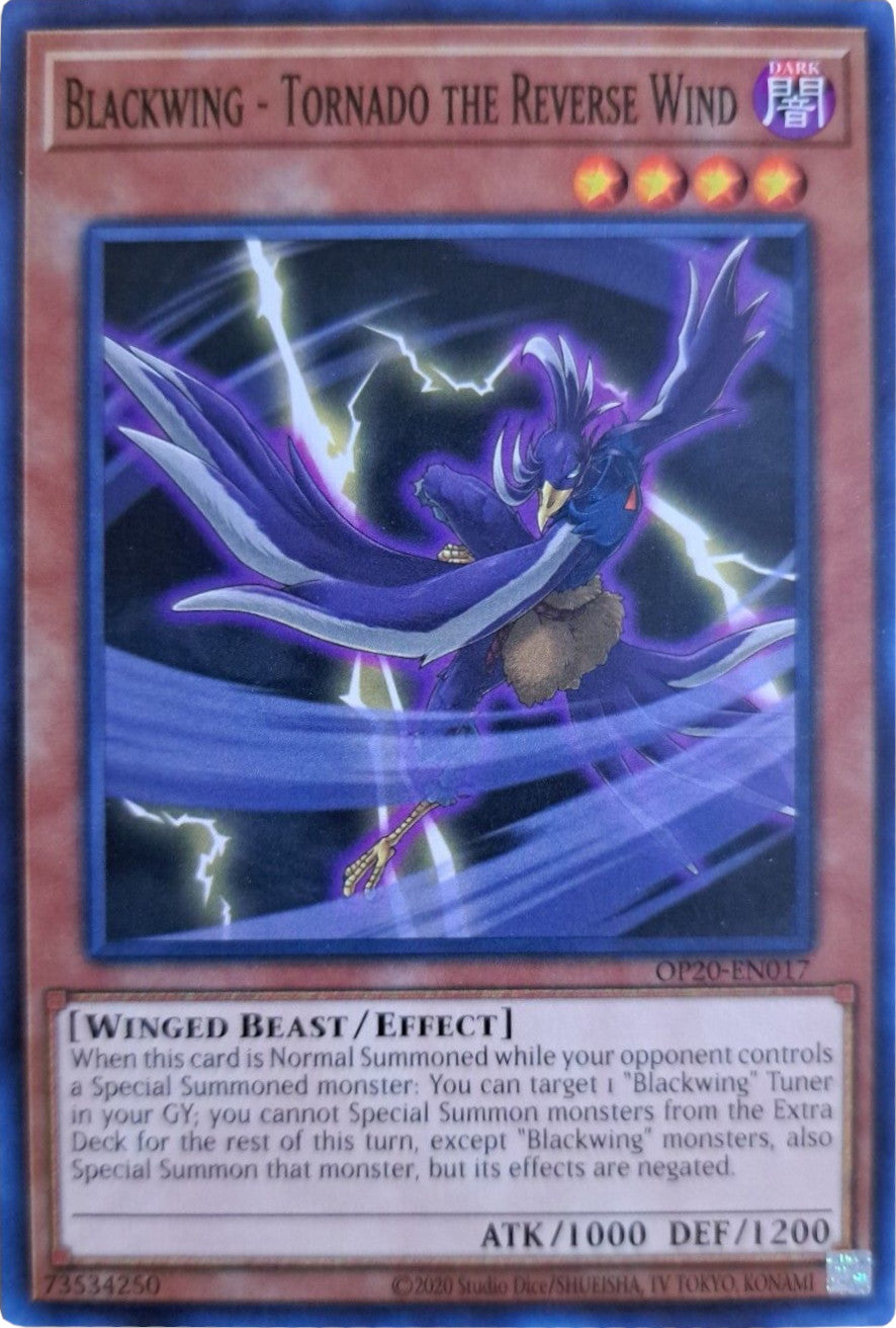 Blackwing - Tornado the Reverse Wind [OP20-EN017] Common | Good Games Morley