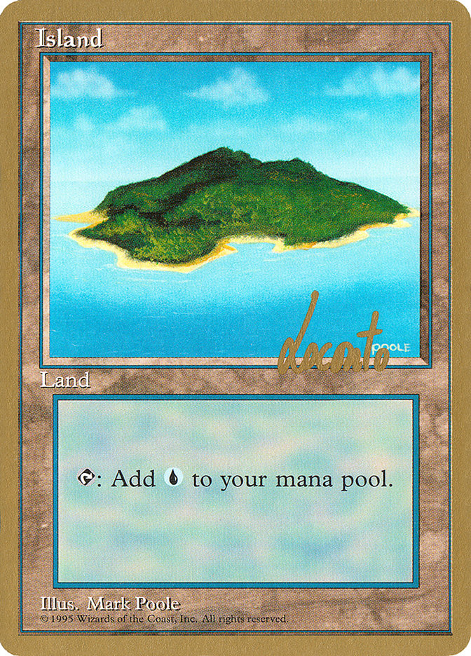 Island (ml367) (Michael Loconto) [Pro Tour Collector Set] | Good Games Morley