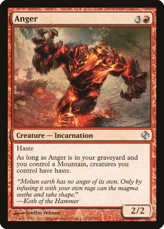 Anger [Duel Decks: Venser vs. Koth] | Good Games Morley