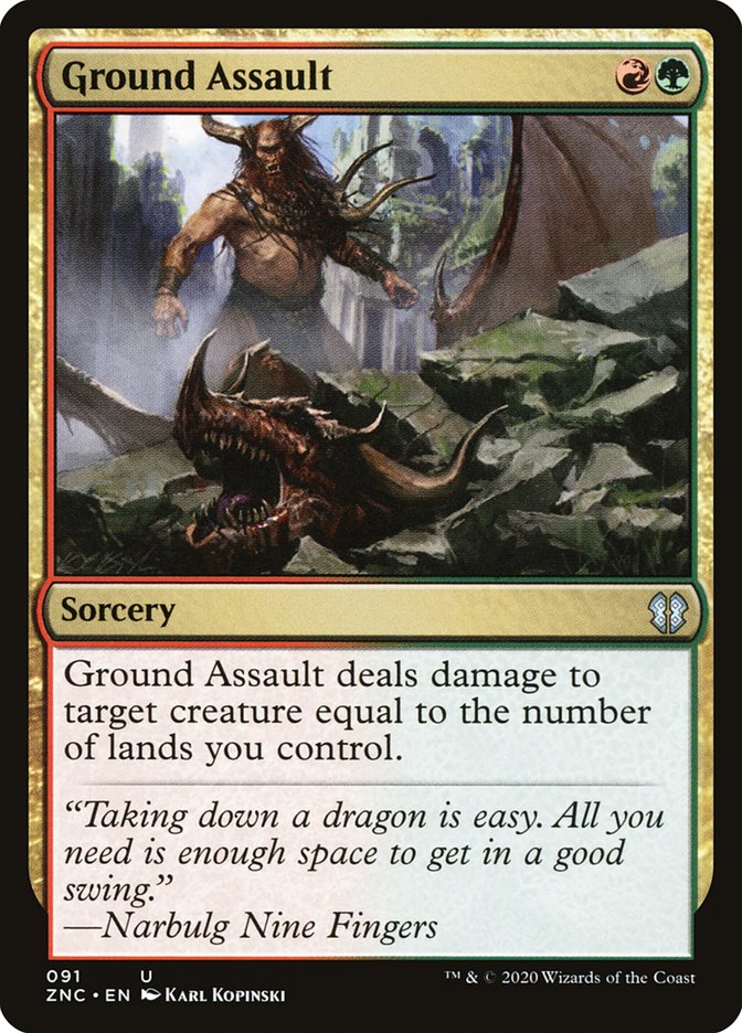 Ground Assault [Zendikar Rising Commander] | Good Games Morley