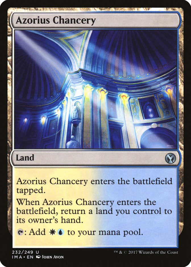 Azorius Chancery [Iconic Masters] | Good Games Morley
