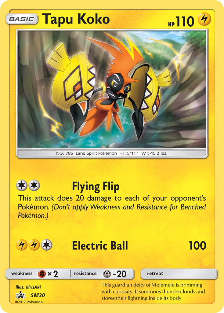 Tapu Koko (SM30) [Sun & Moon: Black Star Promos] | Good Games Morley