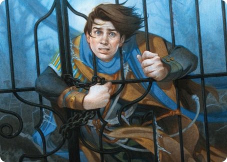 Locked in the Cemetery Art Card [Innistrad: Midnight Hunt Art Series] | Good Games Morley