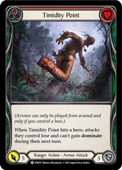 Timidity Point (Red) [EVR097] (Everfest)  1st Edition Rainbow Foil | Good Games Morley