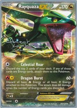 Rayquaza EX (85/124) (Anguille Sous Roche - Clement Lamberton) [World Championships 2013] | Good Games Morley