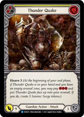 Thunder Quake (Yellow) [EVR025] (Everfest)  1st Edition Rainbow Foil | Good Games Morley