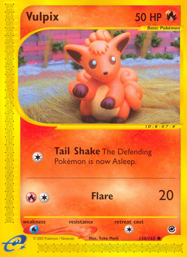 Vulpix (136/165) [Expedition: Base Set] | Good Games Morley