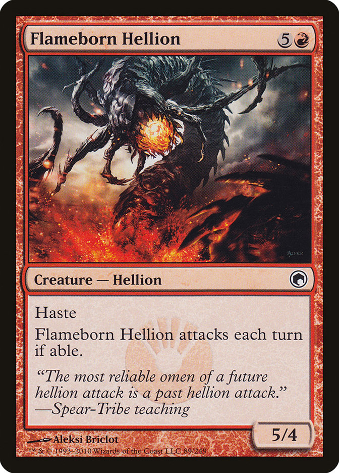 Flameborn Hellion [Scars of Mirrodin] | Good Games Morley