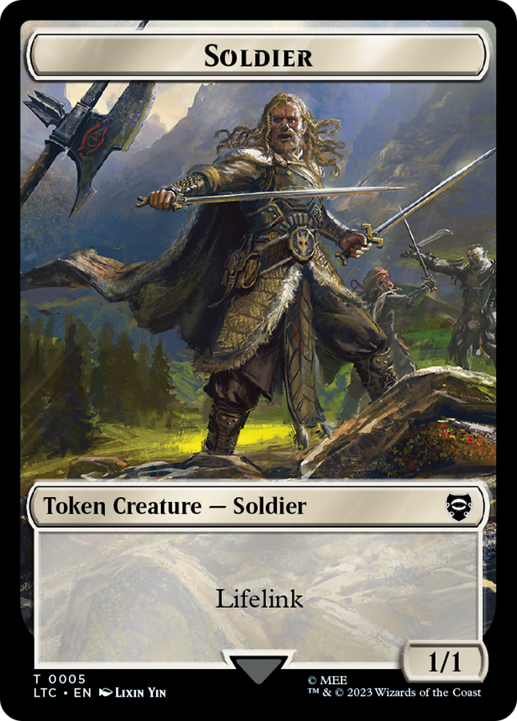 Soldier // Food Token [The Lord of the Rings: Tales of Middle-Earth Commander Tokens] | Good Games Morley