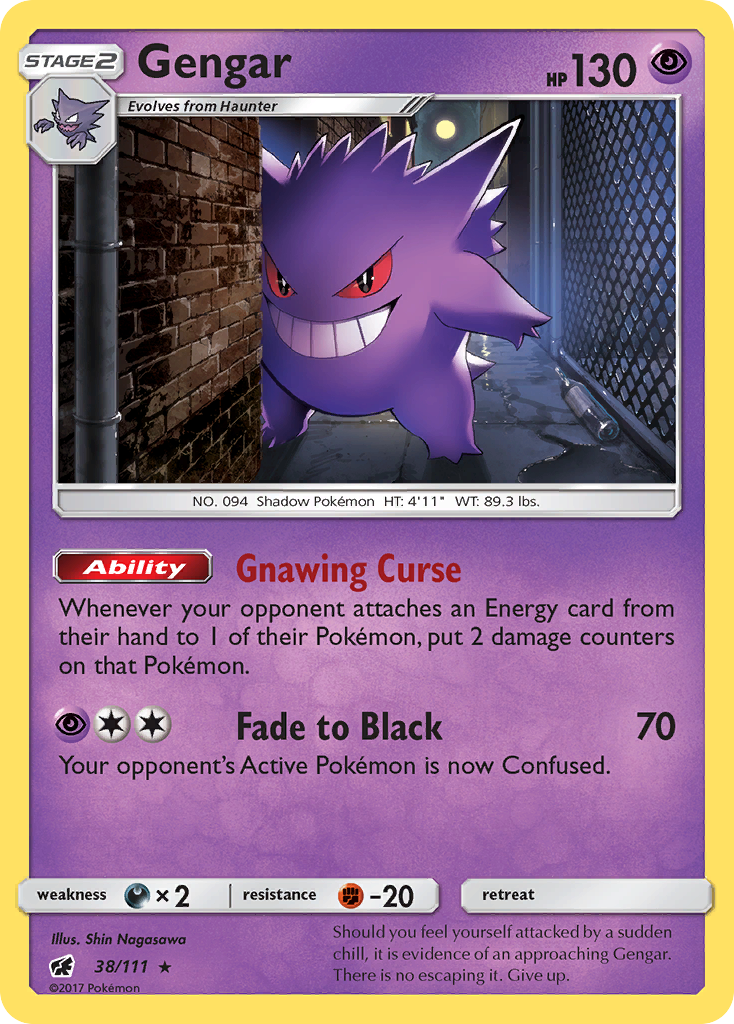 Gengar (38/111) [Sun & Moon: Crimson Invasion] | Good Games Morley