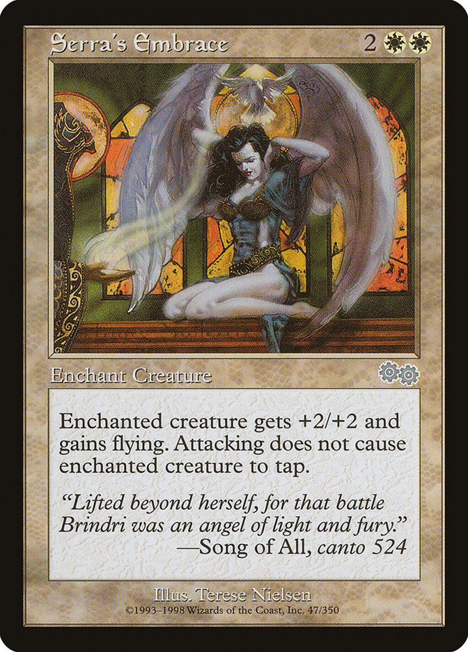 Serra's Embrace [Urza's Saga] | Good Games Morley