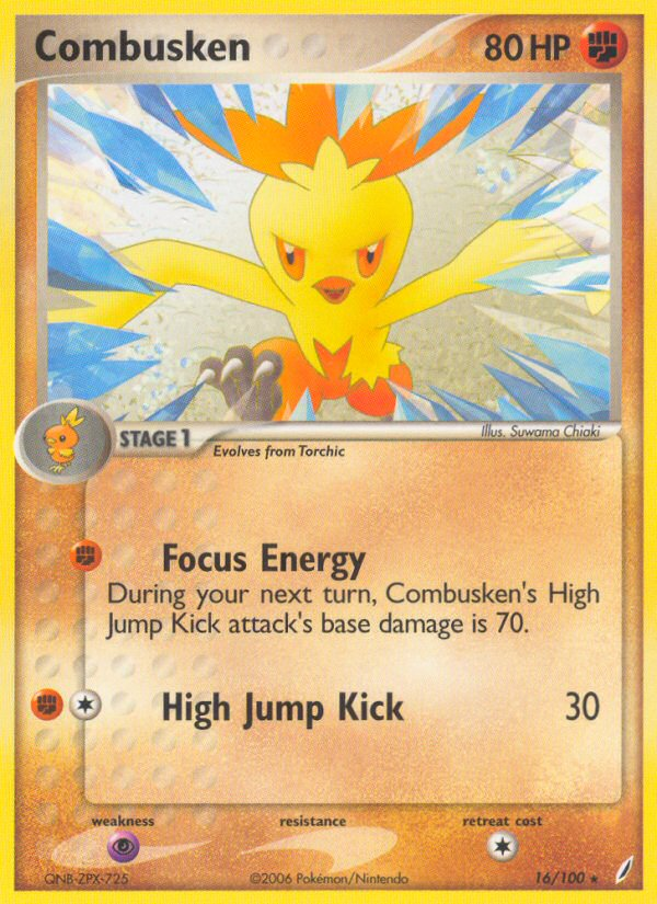 Combusken (16/100) [EX: Crystal Guardians] | Good Games Morley