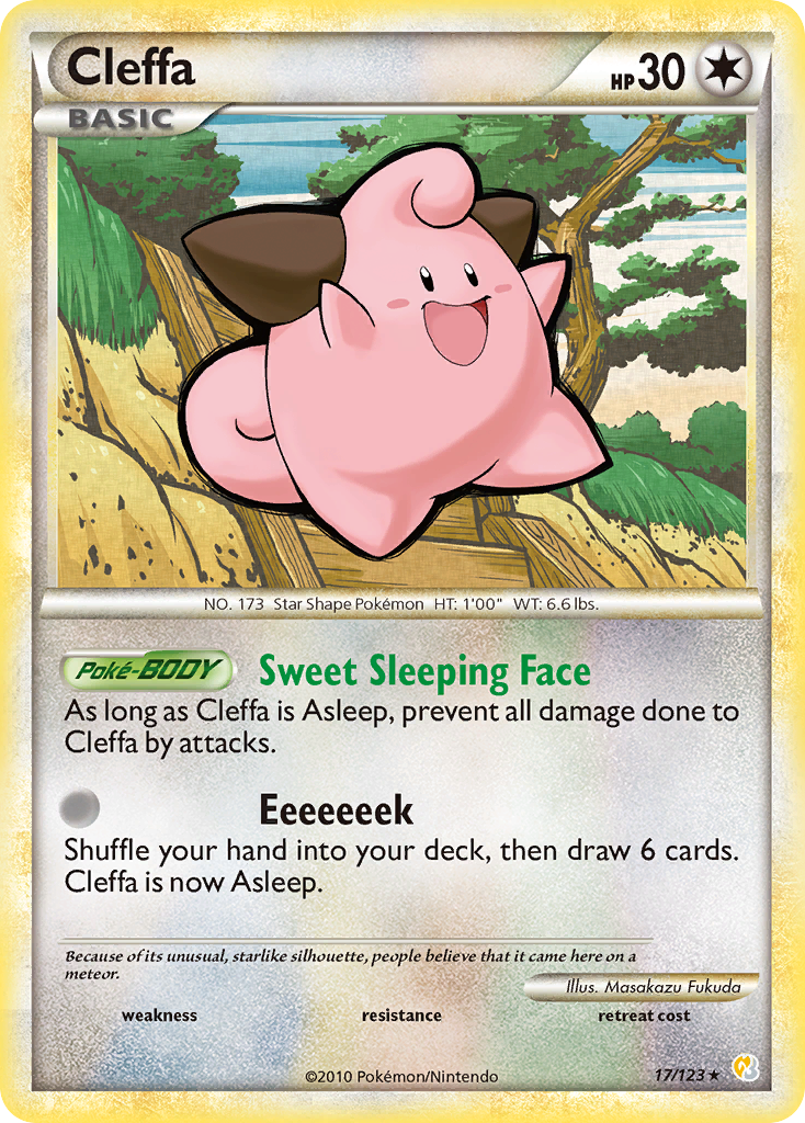 Cleffa (17/123) [HeartGold & SoulSilver: Base Set] | Good Games Morley