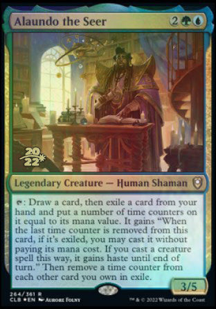 Alaundo the Seer [Commander Legends: Battle for Baldur's Gate Prerelease Promos] | Good Games Morley