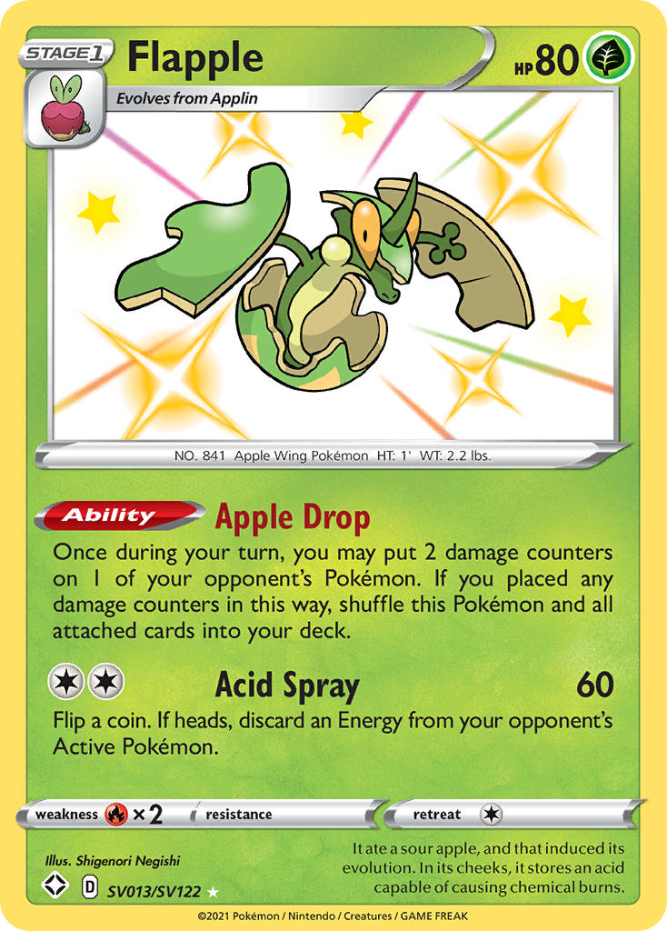 Flapple (SV013/SV122) [Sword & Shield: Shining Fates] | Good Games Morley