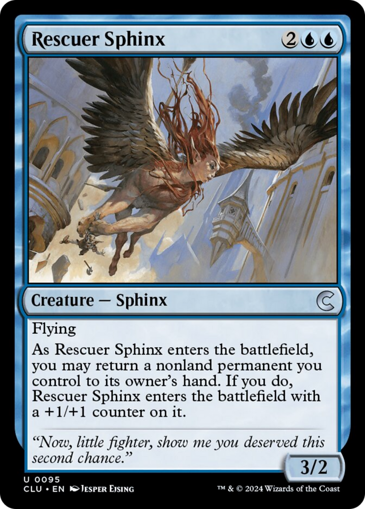 Rescuer Sphinx [Ravnica: Clue Edition] | Good Games Morley