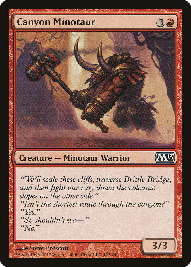 Canyon Minotaur [Magic 2013] | Good Games Morley
