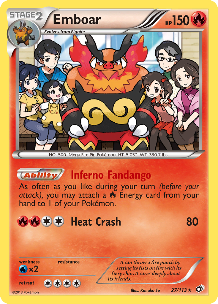 Emboar (27/113) (Theme Deck Exclusive) [Black & White: Legendary Treasures] | Good Games Morley