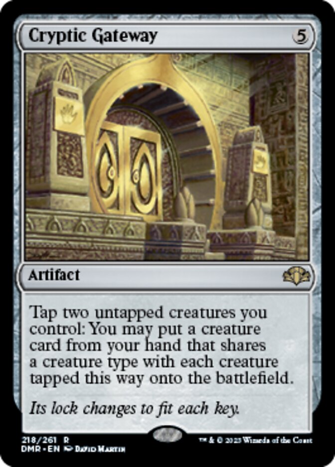 Cryptic Gateway [Dominaria Remastered] | Good Games Morley