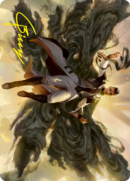 Arrogant Poet Art Card (Gold-Stamped Signature) [Strixhaven: School of Mages Art Series] | Good Games Morley