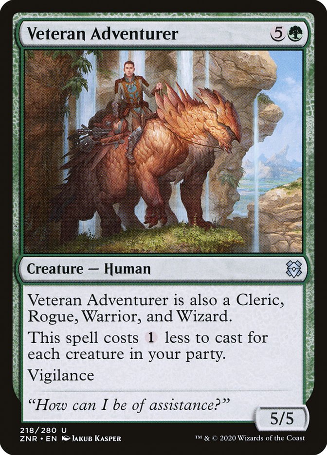 Veteran Adventurer [Zendikar Rising] | Good Games Morley