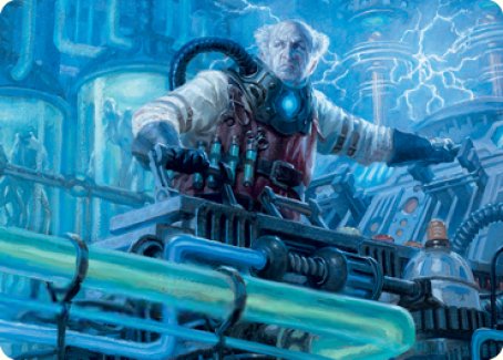 Ludevic, Necrogenius Art Card [Innistrad: Midnight Hunt Art Series] | Good Games Morley