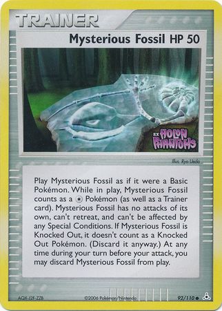 Mysterious Fossil (92/110) (Stamped) [EX: Holon Phantoms] | Good Games Morley
