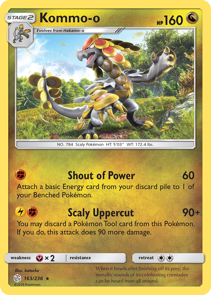 Kommo-o (163/236) [Sun & Moon: Cosmic Eclipse] | Good Games Morley