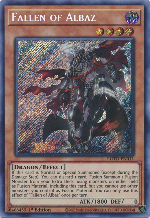 Fallen of Albaz [ROTD-EN011] Secret Rare | Good Games Morley