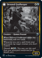 Devoted Grafkeeper // Departed Soulkeeper [Innistrad: Double Feature] | Good Games Morley