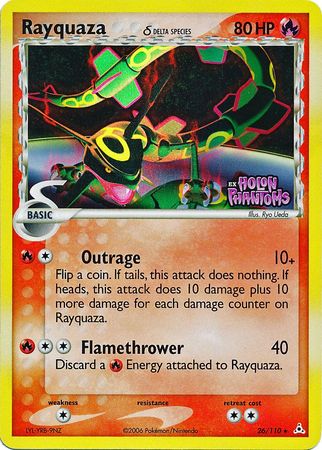 Rayquaza (26/110) (Delta Species) (Stamped) [EX: Holon Phantoms] | Good Games Morley