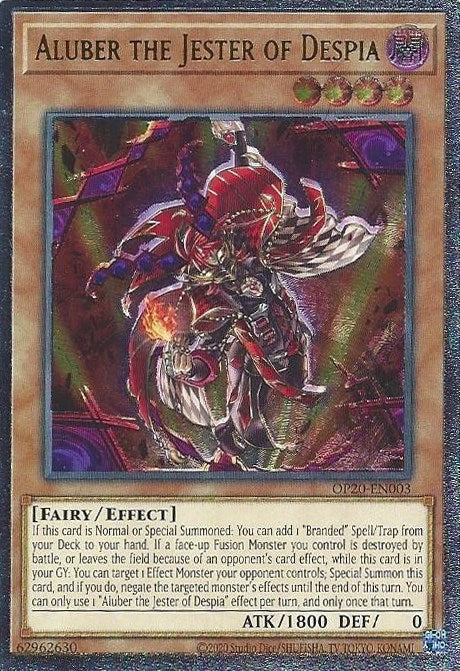 Aluber the Jester of Despia [OP20-EN003] Ultimate Rare | Good Games Morley