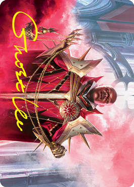 Markov Purifier Art Card (Gold-Stamped Signature) [Innistrad: Crimson Vow Art Series] | Good Games Morley